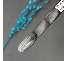 Топ Хрустальный "Кошачий глаз" СЕРЕБРО 11D ZET COLOR