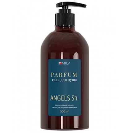 Парфюмированный гель для душа. ANGELS Sh. 500 мл Milv