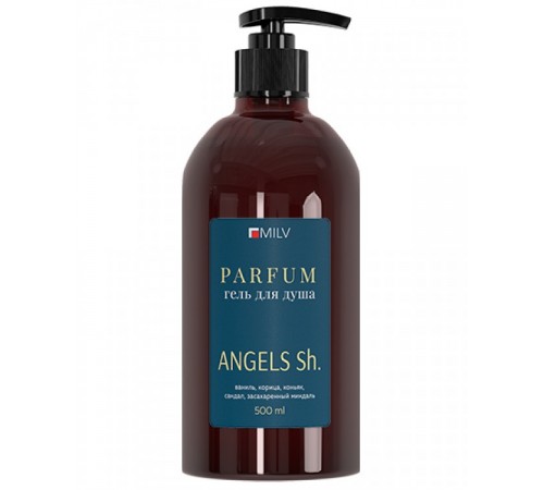 Парфюмированный гель для душа. ANGELS Sh. 500 мл Milv
