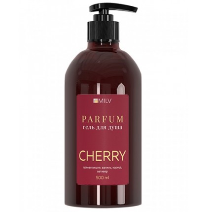 Парфюмированный гель для душа. CHERRY. 500 мл Milv