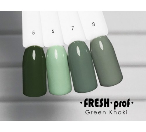 Гель-лак Fresh Prof Green Khaki G7