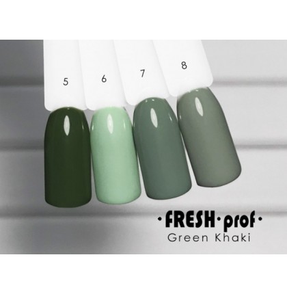 Гель-лак Fresh Prof Green Khaki G8