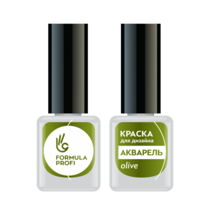 КРАСКА ДЛЯ ДИЗАЙНА АКВАРЕЛЬ, ЦВ. OLIVE, 5 МЛ