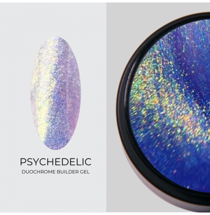 GLOW PRO Гель Builder Duochrome Psychedelic, 20 мл