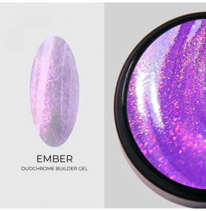 GLOW PRO Гель Builder Duochrome Ember, 20 мл