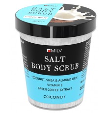 Соляной скраб-бальзам для тела "COCONUT". 300 г Milv
