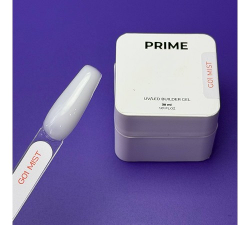PRIME Гель Builder Glow PRO Prime G01 Mist , 30 мл