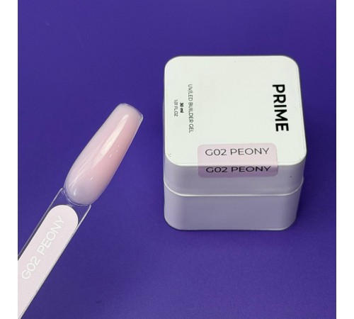PRIME Гель Builder Glow PRO Prime G02 Peony , 30 мл