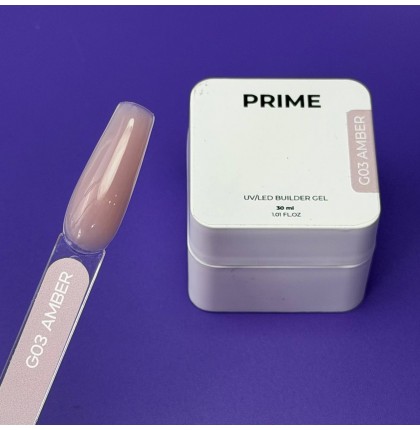 PRIME Гель Builder Glow PRO Prime G03 Amber, 30 мл