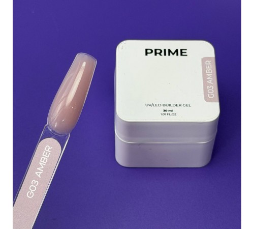 PRIME Гель Builder Glow PRO Prime G03 Amber , 30 мл