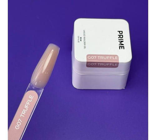 PRIME Гель Builder Glow PRO Prime G07 Truffle , 30 мл