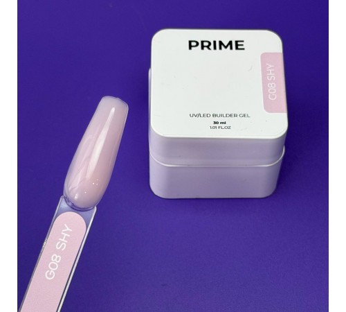 PRIME Гель Builder Glow PRO Prime G08 Shy , 30 мл