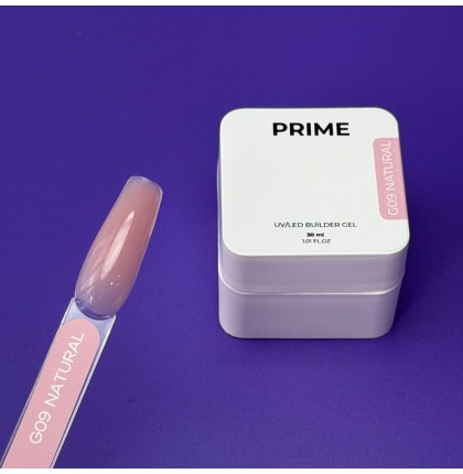 PRIME Гель Builder Glow PRO Prime G09 Natural, 30 мл