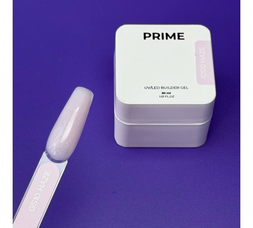PRIME Гель Builder Glow PRO Prime GS10 HAZE, 30 мл