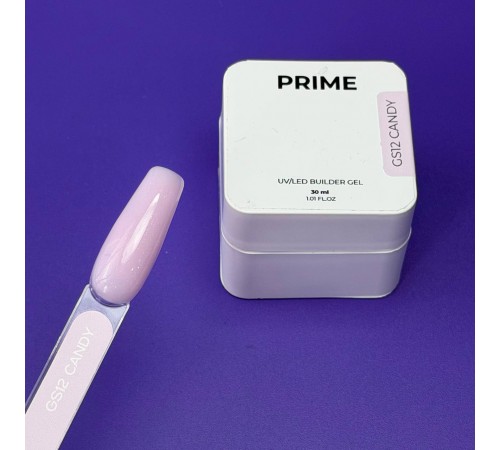 PRIME Гель Builder Glow PRO Prime GS12 Candy, 30 мл