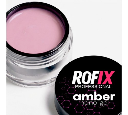ROFIX Гель моделирующий Nano Gel AMBER, 20гр