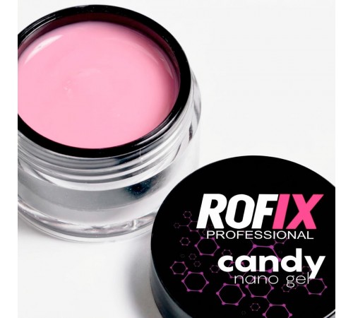 ROFIX Гель моделирующий Nano Gel CANDY, 20гр