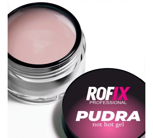 ROFIX Гель для наращивания ногтей Not Hot PUDRA, 20гр