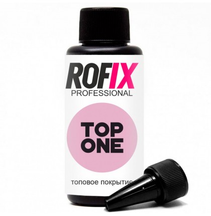 ROFIX Топ для гелей и гель-лаков с повышенным блеском Top One, 50гр