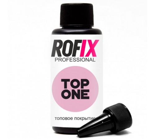 ROFIX Топ для гелей и гель-лаков с повышенным блеском Top One, 50гр