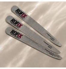 ROFIX Пилка фигурная серая (деревянная основа, тонкая) 180/240 грит 20шт