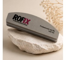 ROFIX Бафик малый для ногтей 100/180 грит лодка серая 1шт