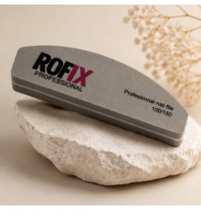 ROFIX Бафик малый для ногтей 100/180 грит лодка серая 1шт