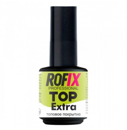 ROFIX Топ для гелей и гель-лаков Top Extra, 15мл