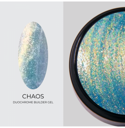 GLOW PRO Гель Builder Duochrome Chaos, 20 мл