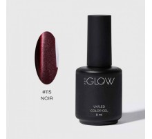 GLOW PRO Гель-лак #115 Noir, 8 мл