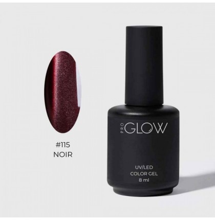 GLOW PRO Гель-лак #115 Noir, 8 мл