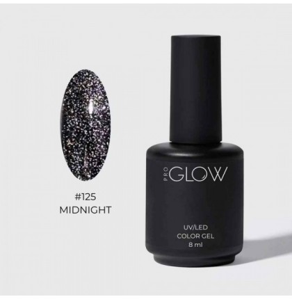GLOW PRO Гель-лак #125 Midnight, 8 мл