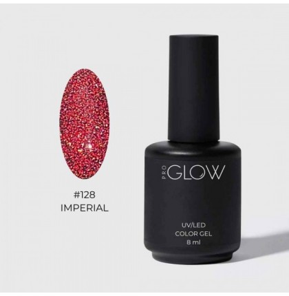 GLOW PRO Гель-лак #128 Imperial, 8 мл