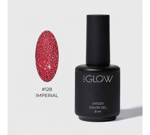 GLOW PRO Гель-лак #128 Imperial, 8 мл