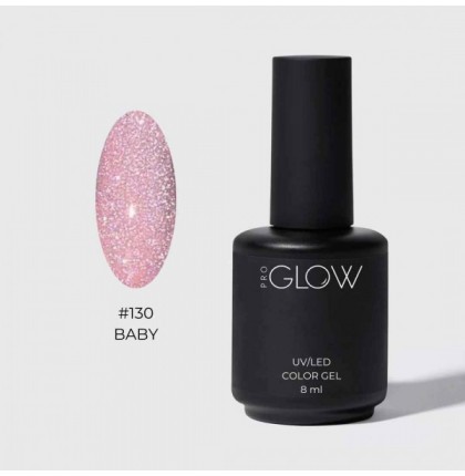 GLOW PRO Гель-лак #130 Baby, 8 мл