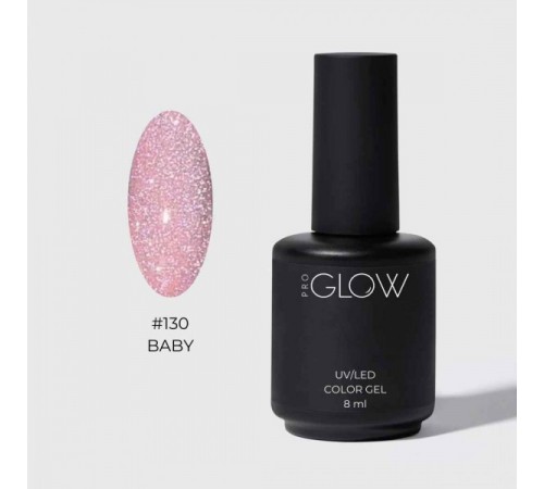 GLOW PRO Гель-лак #130 Baby, 8 мл