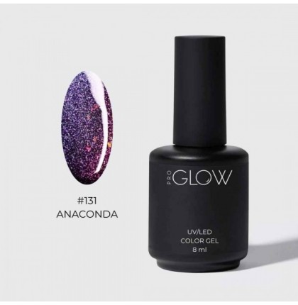 GLOW PRO Гель-лак #131 Anaconda, 8 мл