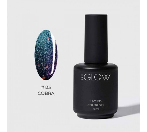 GLOW PRO Гель-лак #133 Cobra, 8 мл