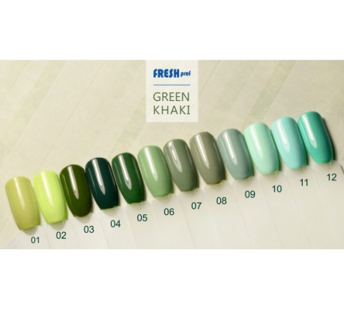 Гель-лак Fresh Prof Green Khaki G3