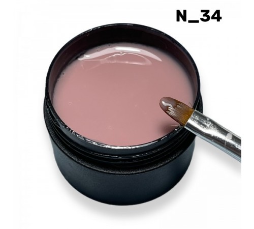 Гель Кератиновый бежевый N34 ZET COLOR 15гр (средней консистенции)