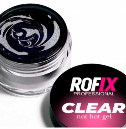 ROFIX Гель для наращивания ногтей Not Hot Clear, 20гр