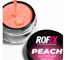 ROFIX Гель для наращивания ногтей Not Hot Peach Shimmer, 50гр