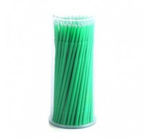 Микробраши одноразовые d.2 mm  green 100шт в уп