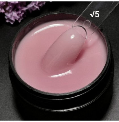 Гель Кератиновый N5 теплый нюд ZET COLOR 15гр (средней консистенции)