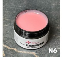 Гель Кератиновый персиковый N6 ZET COLOR 15мл (средней консистенции)