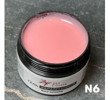 Гель Кератиновый персиковый N6 ZET COLOR 50мл (средней консистенции)