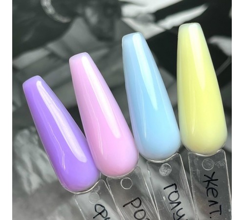 Гель КЕРАТИНОВЫЙ жидкий НЕЖНО-ЖЕЛТЫЙ 06 ZET COLOR 30мл