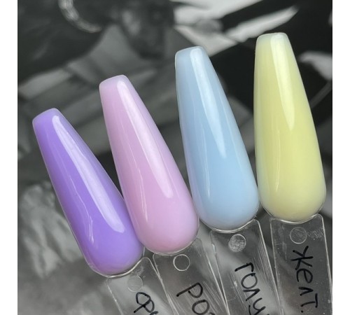 Гель КЕРАТИНОВЫЙ жидкий НЕЖНО-ЖЕЛТЫЙ 06 ZET COLOR 15мл